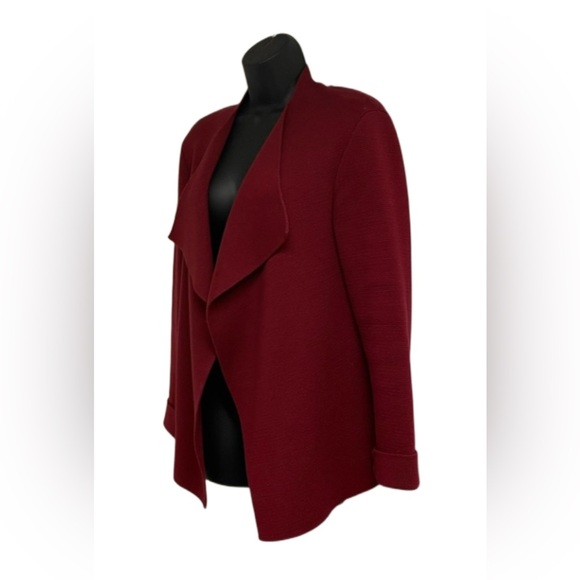 Eileen Fisher Cotton Blend Split Front Cardigan - Picture 2 of 6